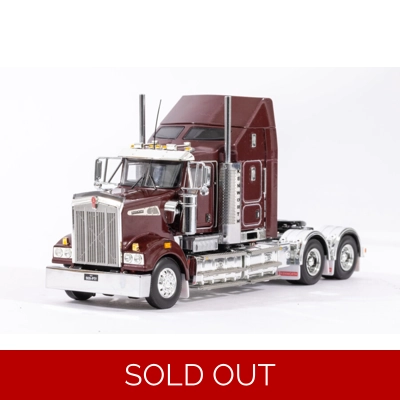 DRAKE TRUCK 1.50 VINTAGE BURGUNDY KENWORTH T909 title=